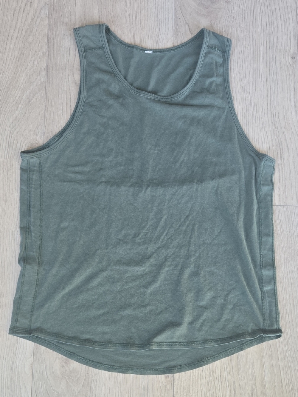 Lululemon Olive Green Cotton Tank Top